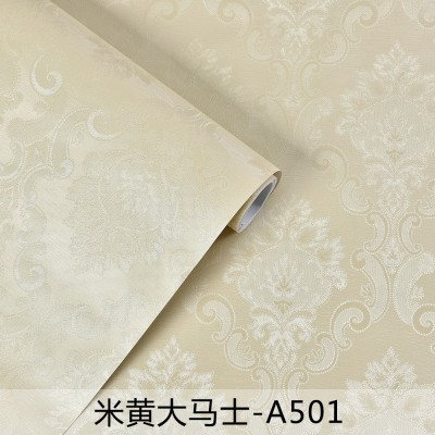 欧式自粘墙纸PVC壁纸加厚学生宿舍客厅卧室背景墙彩装膜3d墙贴纸图5