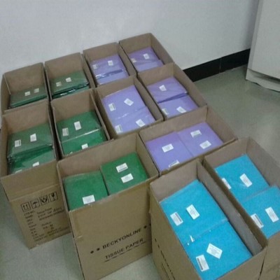 17g彩色拷贝纸包服装 防潮多色纯木浆双面17g高档雪梨纸特定28色图2