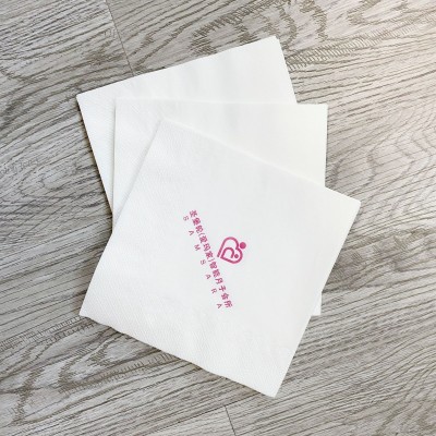 330纸巾可印logo饭店酒店专用方巾纸餐巾纸广告商用纸巾图3