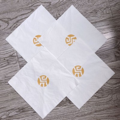400纸巾可印logo牛排饭店纸巾酒店专用方巾纸餐巾纸广告商用纸巾图3