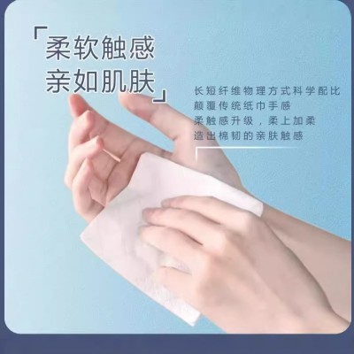 【40包】誉竹纸巾抽纸批发整箱家庭装4层面巾纸餐巾纸家用卫生纸图3