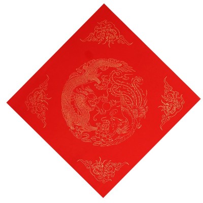 万年红福字斗方对联纸空白春联纸加厚红纸手写的宣纸批发洒金门贴图5