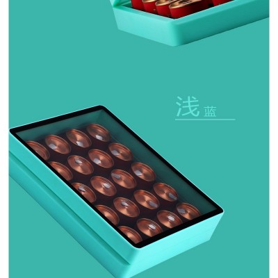 工厂供货中秋礼盒小茶罐开窗有机盒岩茶红茶20罐装公版空盒批发图3