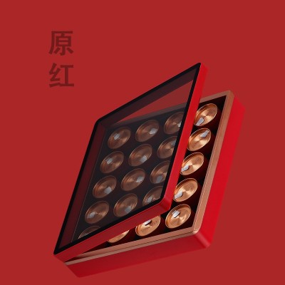 现货20罐塑料礼盒全景天窗陈皮盒 虫草茶 大红袍礼盒塑料图3
