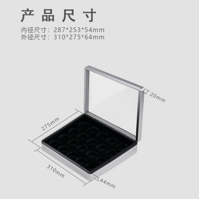 现货20罐塑料礼盒全景天窗陈皮盒 虫草茶 大红袍礼盒塑料图4