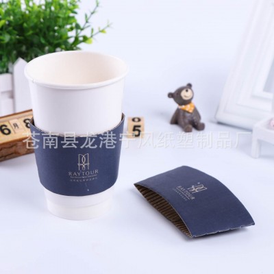 瓦楞杯套一次性加厚咖啡杯套奶茶纸杯套图5