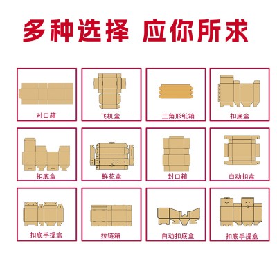 纸箱定制一个起订制非标快递箱定做打包纸箱纸盒包装箱订做印刷图2