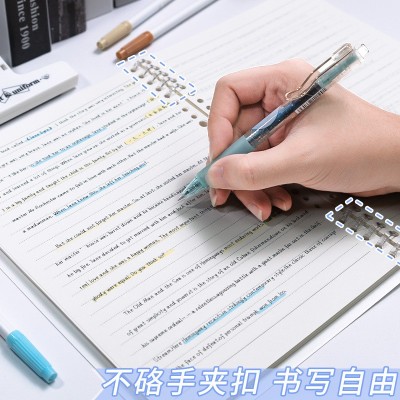 B5莫兰迪不硌手活页本可拆卸线圈笔记本本子a4初中生专用 a5日记本图4