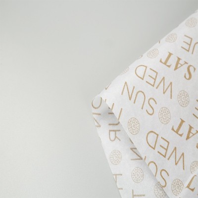 印刷拷贝纸logo内衬tissue paper鞋子服装箱包皮具防潮防霉雪梨纸图5