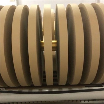 电子厂用分条高强度纸盘载体纸带插标纸端子隔离白牛皮纸黄牛纸带图2