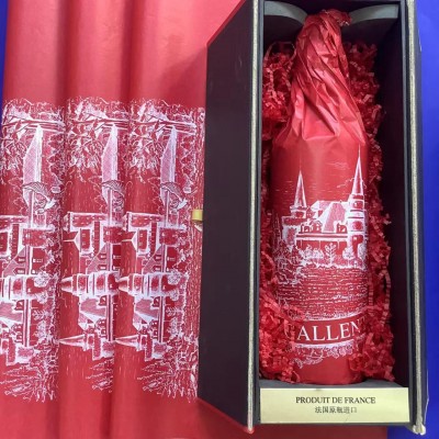 彩色红酒瓶包装纸定制印刷加工厂家 拷贝纸、雪梨纸印刷logo图案图4