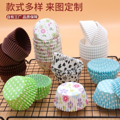 蛋糕纸托雪媚娘纸托防油烘焙蛋糕纸杯吸油纸马芬杯曲奇耐高 温底托图3