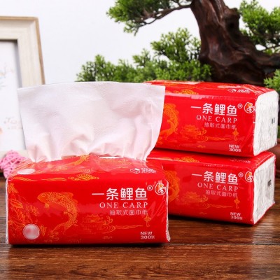 三层原生纸抽实惠装纸抽定做家用商用卫生纸抽可OEM加工定做纸抽图4