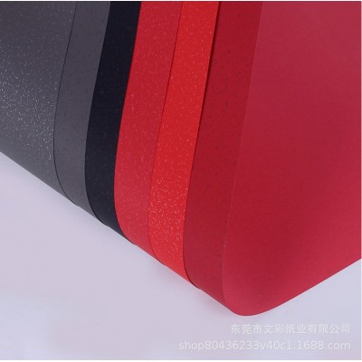 厂家直销120G红色触感纸 绒面触感纸 现货供应图3