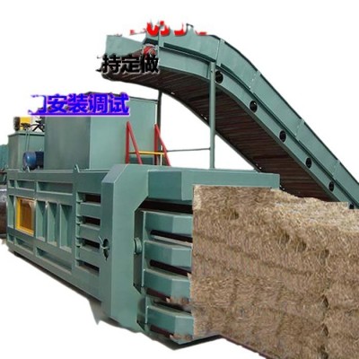 塑料瓶卧式液压打包机厂家废纸边角料卧式液压打包机生活垃圾压缩图3