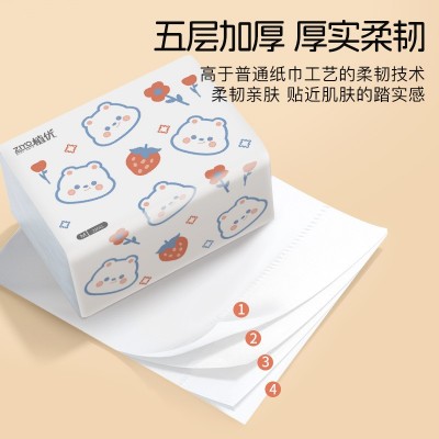 植优纸巾抽纸家用大量批大箱家用餐巾纸擦手纸卫生纸批发分 销代发图4