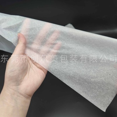 拷贝纸雪梨纸现货17克包装纸白色可分切衣服鞋红酒防潮纸 厂家批发图2