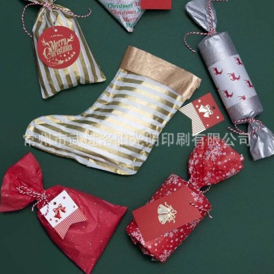 红色拷贝纸 中国红雪梨纸 圣诞红礼品包装纸 批发 新年红 深酒红图2