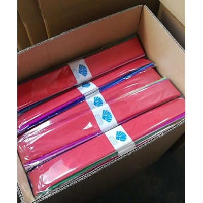 50*80小孔雀/彩色皱纹纸/皱纹纸/手揉纸/手工纸