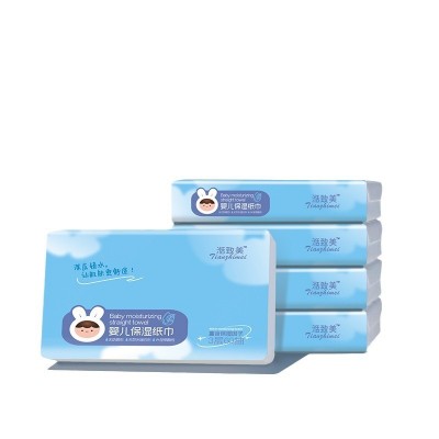 乳霜纸云柔巾定制可印logo婴儿专用柔纸巾定做保湿纸巾宝宝抽纸图5