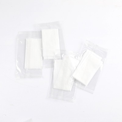 单片透明包装湿巾一次性纸巾 外卖赠品湿纸巾可加logo 单片纸巾图4