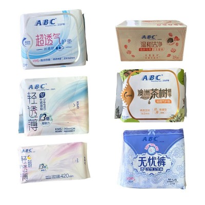ABC卫生巾棉柔纤薄全系列日用夜用护垫湿巾安心裤姨妈巾批发代发图5