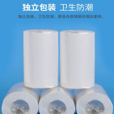 挚顺30克-80克酒店纸巾卫生纸宾馆客房小卷纸厕纸宾馆用纸独立包图4