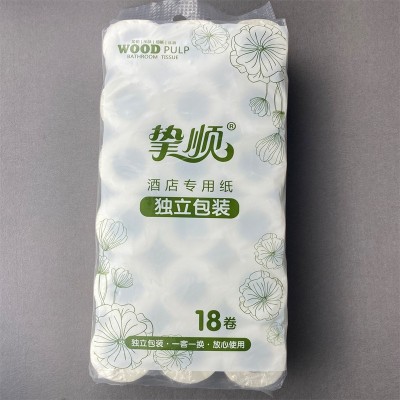 挚顺40克-80克酒店纸巾卫生纸宾馆客房小卷纸厕纸宾馆用纸独立包图4