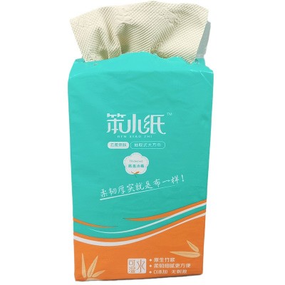 大张原生竹浆本色抽取式印花平板卫生纸大包抽纸家用实惠装厕纸巾图4
