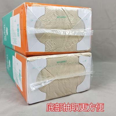 大张原生竹浆本色抽取式印花平板卫生纸大包抽纸家用实惠装厕纸巾图5