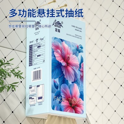 蓝猫抽纸2大提悬挂式家用纸巾挂式擦手纸卫生纸批发餐巾纸实惠装图4