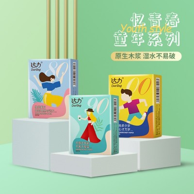 809000手帕纸10包纸巾小包便携式餐巾纸随身卫生纸一件代发各平台图4
