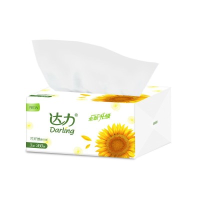 达力向日葵抽纸3层360张卫生纸面巾纸餐巾纸纸巾批发福利品代发图4