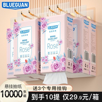 悬挂式整箱大包福利品纸巾厂家批发挂式抽纸卫生纸巾家用抽纸厕纸图3
