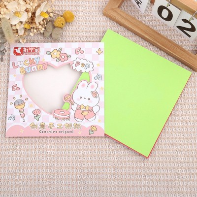 货源供应创意手工折纸 A4彩色复印纸 手工套装正方形儿童a4幼儿园图2