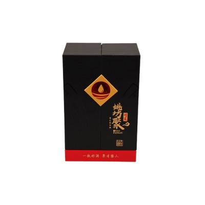 酒水礼品包装盒书型礼盒烫金UV工艺各类高档包装盒生产厂家图2
