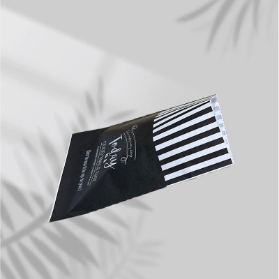 厂家定制黑色锯齿一次性清洁纸袋淋膜防油纸袋可印logo尺寸定制图4