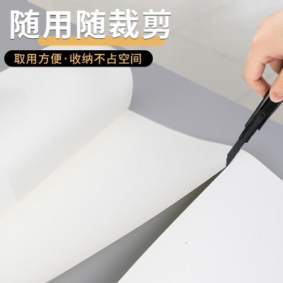 长卷素描纸牛皮纸有加厚160克绘画纸卷轴卷筒儿童涂鸦白色牛皮色图4