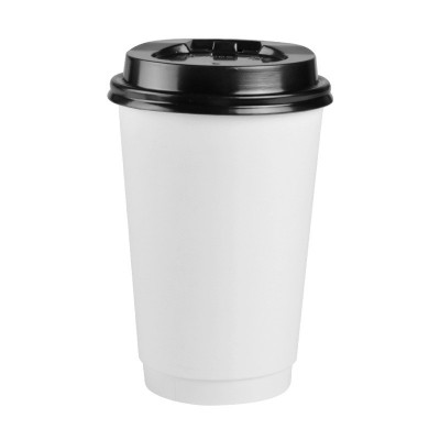 咖啡杯一次性热饮杯豆浆杯外带打包奶茶纸杯子一件起批加厚有盖子图5