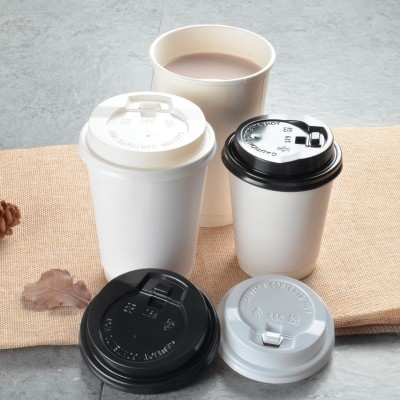 咖啡纸杯双层纸杯一次性中空隔热防烫加厚淋膜豆浆热饮杯奶茶纸杯图4