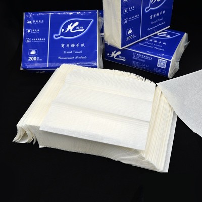 鸿祥HC401商用三折擦手纸225*220酒店商场卫生间擦手纸厕所干手纸图4