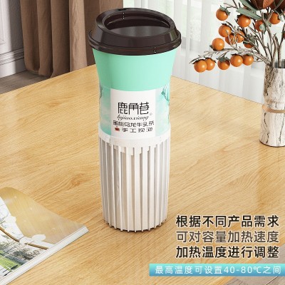 自发热杯一次性塑料矿泉水保温瓶自热纯净水高透塑料果汁自热奶茶图3