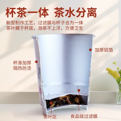 纸杯加厚一次性杯中茶定制办公一次性茶杯印刷logo招待纸杯工厂图2