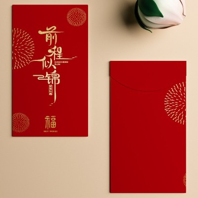 2025前程似锦升学宴红包蛇年红包高级感加厚烫金高考红包批发图5