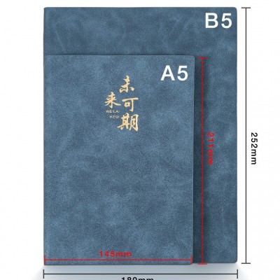 笔记本定制logo带扣学习办公商务文具本子会议记录本订制记事本子图4