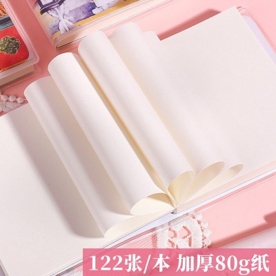 小本子便携式随身小号108k空白胶套本画画笔记本学生奖励迷你软皮图4