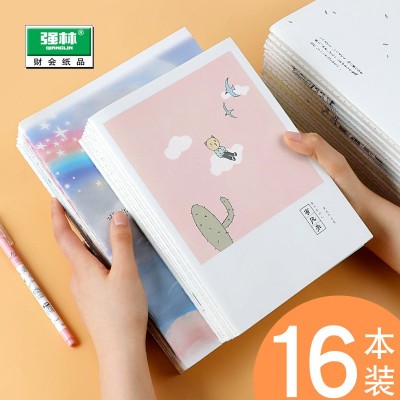 车线本日韩笔记好看简约线装笔记本本子创意卡通记事本超本子的好图4