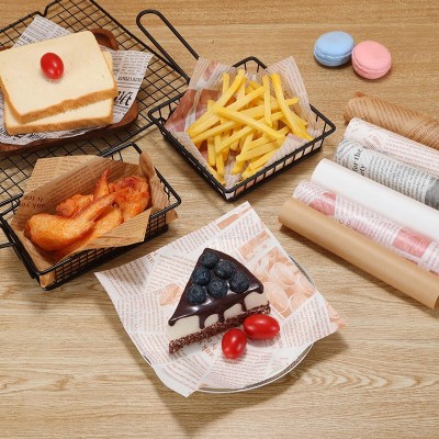 食品级美式防油纸一次性吸油纸炸鸡薯条汉堡纸油炸小吃隔油纸垫图4