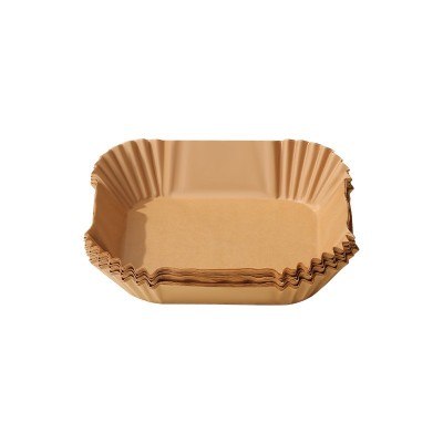 空气炸锅专用纸方形家用加厚硅油纸烤箱烧烤垫纸食品级烘焙油纸盘图3