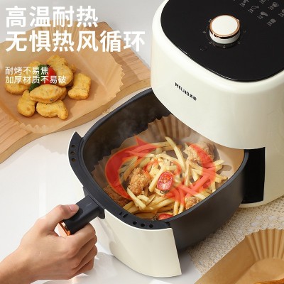 空气炸锅专用纸方形家用加厚硅油纸烤箱烧烤垫纸食品级烘焙油纸盘图2